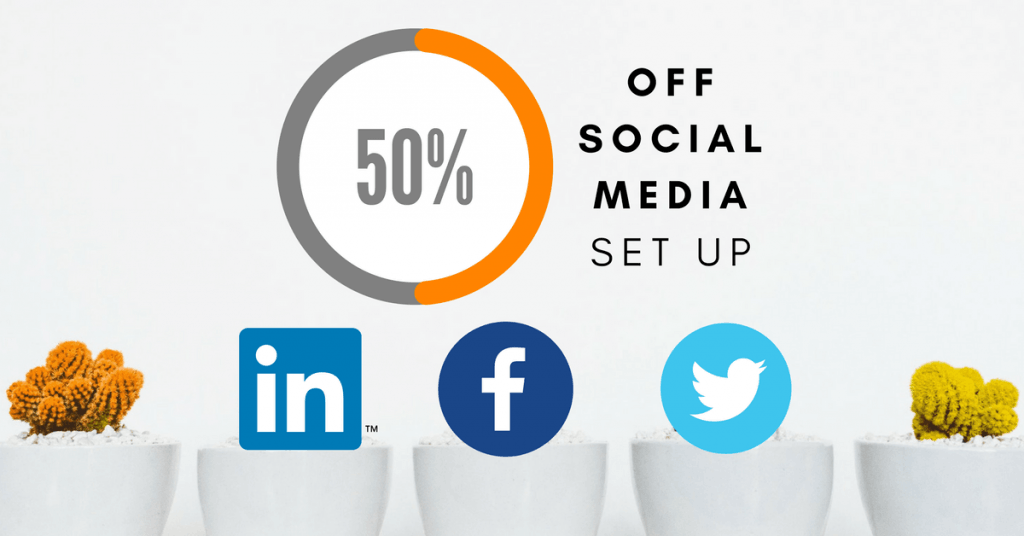 50% Off Social Media Marketing SetUp