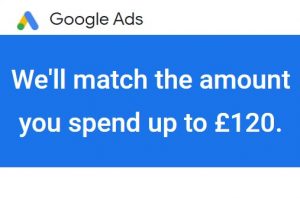 Google Ads £120 Initial Discount