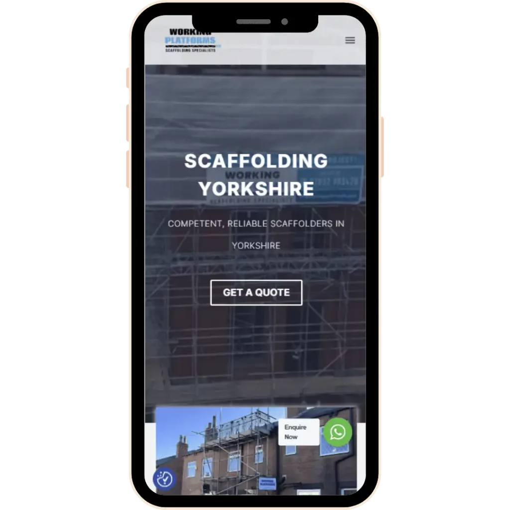 Scaffolding Website Design