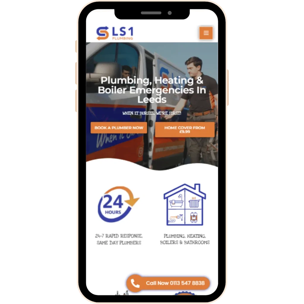 LS1 Plumbing Website Design